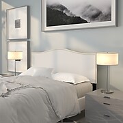Flash Furniture HERCULES Series Queen Headboard Fabric, 61.5"W x 2"D x 42.75" - 55.25"H, White (HGHB1707QW)