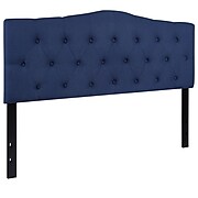 Flash Furniture HERCULES Series Queen Headboard Fabric, 61.5"W x 3"D x 43.75" - 56.25"H, Navy (HGHB1708QN)