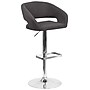 Flash Furniture Contemporary Fabric Adjustable Height Barstool with Back, Charcoal (CH122070BKFAB)~#|#~sp154587825_sc7