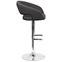 Flash Furniture Contemporary Fabric Adjustable Height Barstool with Back, Charcoal (CH122070BKFAB)~#|#~sp154587856_sc7