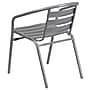Flash Furniture Metal Restaurant Stack Chair with Aluminum Slats, Silver (TLH-017C-GG)~#|#~sp154587888_sc7