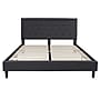 Flash Furniture Brighton Tufted Upholstered Platform Bed in Black Fabric, King (SLBK4KBK)~#|#~sp154743288_sc7