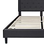 Flash Furniture Brighton Tufted Upholstered Platform Bed in Black Fabric, King (SLBK4KBK)~#|#~sp154744355_sc7