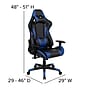 Flash Furniture X20 LeatherSoft Ergonomic Racing Gaming Chair, Blue (CH1872301BL)~#|#~sp154745770_sc7