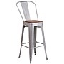 Flash Furniture Carly Contemporary Metal Vertical Back Counter Height Stool, Crystal Teal-Blue (ET353424CBW)~#|#~sp154747333_sc7