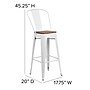 Flash Furniture Carly Contemporary Metal Vertical Back Counter Height Stool, Copper (ET353424POCW)~#|#~sp154748517_sc7