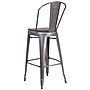 Flash Furniture Lily Contemporary Metal Vertical Back Barstool, White (CH3132030GBWHW)~#|#~sp154748563_sc7