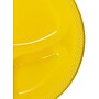 JAM Paper 10 1/4" 3-Compartment Plastic Plates, Yellow, 20 Plates/Pack (10255CPYE)~#|#~sp154750055_sc7
