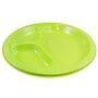 JAM Paper 10 1/4" 3-Compartment Plastic Plates, Lime Green, 20 Plates/Pack (10255CPLI)~#|#~sp154750078_sc7