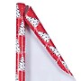 JAM Paper Christmas Gift Wrap, 25' x 30", Painted Christmas Trees (165534915)~#|#~sp154750169_sc7