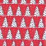 JAM Paper Christmas Gift Wrap, 25' x 30", Painted Christmas Trees (165534915)~#|#~sp154750170_sc7