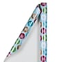 JAM Paper Christmas Gift Wrap, 25' x 30", Painted Snowflake Orbs (165534917)~#|#~sp154750213_sc7