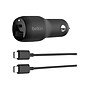 Belkin BoostCharge USB Car Charger for Portable, Black (CCB004btBK)~#|#~sp154769389_sc7