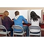 Classroom Products Foldable Cardboard Freestanding Privacy Shield, 19"H x 26"W, Black/Kraft, 10/Box (1910 BK)~#|#~sp15477280_sc7