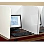 Classroom Products Foldable Cardboard Freestanding Privacy Shield, 19"H x 26"W, Black/Kraft, 10/Box (1910 BK)~#|#~sp15477282_sc7