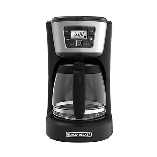 Black & Decker® CM2030 12 Cup Programmable Coffee Maker, Black at Staples