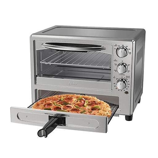 Oster® Convection Oven with Pizza Drawer, Stainless Steel (TSSTTVPZDA