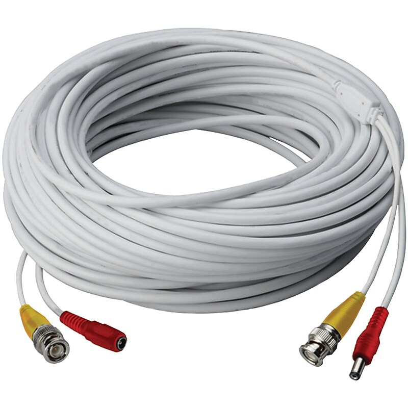 Lorex 120' Coax to RG-59 Video Cable, White (LORCB120URB) image 1