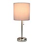 Limelights Incandescent Table Lamp, Grey (LT2024-GRY)~#|#~sp15495633_sc7
