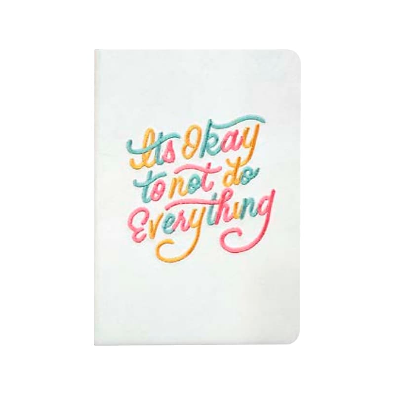 Denik It's Okay to Not Do Everything Journal, 5.75" x 8.25", College Ruled, MulticolorY, 144 Pages (AHBC839L) image 1