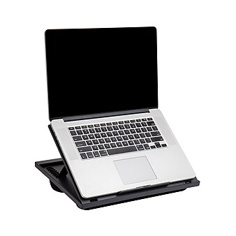 Mind Reader Adjustable 8 Position Lap Top Desk, Black (LTADJUST-BLK)