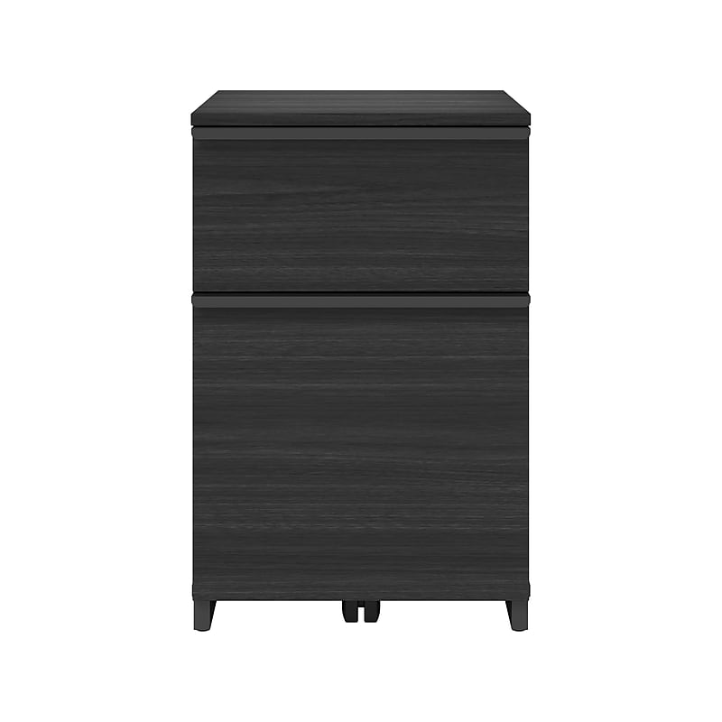 Thomasville Furniture Latimer 2-Drawer Vertical File Cabinet, Pedestal, Burnt Ash, 20.8"D (SPLS-LADF-TV) image 1