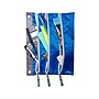 Case-it The Tri-Zip Pencil Case, Assorted Colors (PLP-180)~#|#~sp155351281_sc7