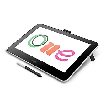 Wacom One DTC133W0A 13.3"Creative Pen Display, Flint White