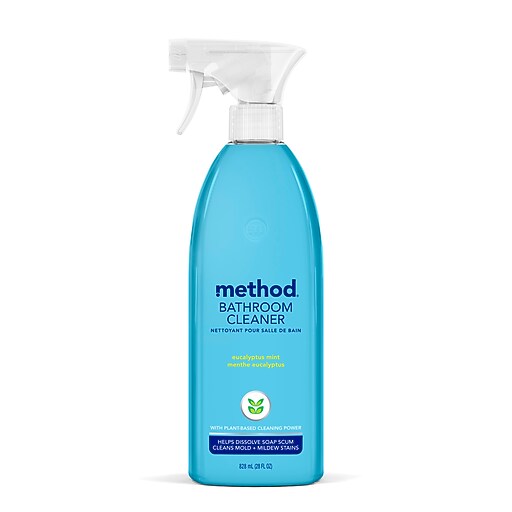 Method Bathroom Cleaner, Eucalyptus Mint, 28 Ounce (00008) Staples