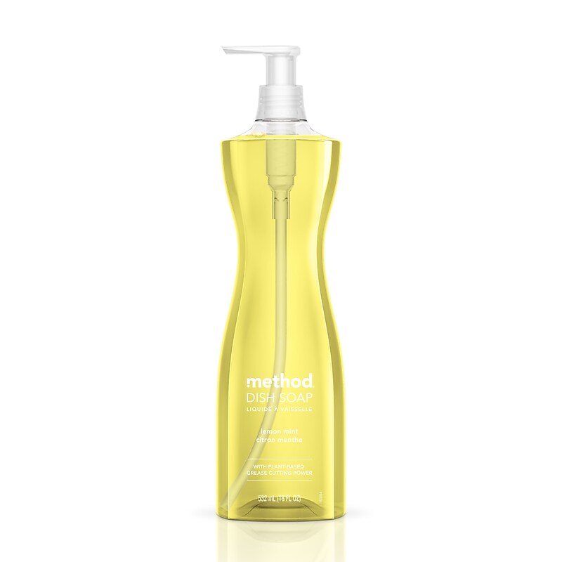 Method Liquid Dish Soap, Lemon Mint, 18 oz. (10186) image 1