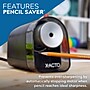 X-ACTO XLR Electric Pencil Sharpener, Black ((1818X/1818XCS)~#|#~sp155370909_sc7