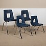 Flash Furniture Mickey Advantage Plastic/Steel Student Stacking Chair, Navy, 4/Pack (ADVSSC18NAVY)~#|#~sp155517600_sc7