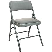 Advantage Gray Padded Folding Chairs, 4/Pack (DPI903F-GG-4)