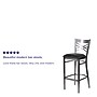 Flash Furniture Traditional Vinyl Restaurant Barstool with Back, Black (XU6F8BCLBARBLKV)~#|#~sp155519287_sc7