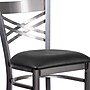 Flash Furniture Traditional Vinyl Restaurant Barstool with Back, Black (XU6F8BCLBARBLKV)~#|#~sp155519291_sc7