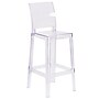 Flash Furniture Ghost Barstool in Transparent Crystal with Square Back (OWSQUAREBACK29)~#|#~sp155519387_sc7