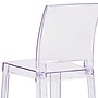 Flash Furniture Ghost Barstool in Transparent Crystal with Square Back (OWSQUAREBACK29)~#|#~sp155519443_sc7