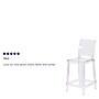 Flash Furniture Ghost Counter Stool in Transparent Crystal with Square Back, 4/Pack (4OWSQUAREBACK24)~#|#~sp155519471_sc7