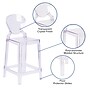 Flash Furniture Ghost Counter Stool in Transparent Crystal with Tear Back, 4/Pack (4OWTEARBACK24)~#|#~sp155519530_sc7