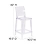 Flash Furniture Ghost Counter Stool in Transparent Crystal with Square Back (OWSQUAREBACK24)~#|#~sp155519540_sc7