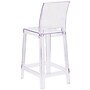 Flash Furniture Ghost Counter Stool in Transparent Crystal with Square Back (OWSQUAREBACK24)~#|#~sp155519542_sc7