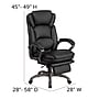 Flash Furniture Martin Ergonomic LeatherSoft Swivel High Back Executive Reclining Office Chair, Black (BT90279H)~#|#~sp155520759_sc7