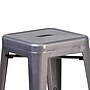 Flash Furniture Lincoln Contemporary Metal Indoor Counter Height Stool without Back, Clear Coat (XUDGTP000424)~#|#~sp155524290_sc7