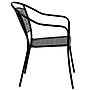 Flash Furniture Black Steel Patio Arm Chair (CO3BK)~#|#~sp155524583_sc7
