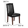 Flash Furniture Faux Leather Accent Chair, Black Leather (QYA139349BK)~#|#~sp155527502_sc7