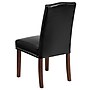 Flash Furniture Faux Leather Accent Chair, Black Leather (QYA139349BK)~#|#~sp155527505_sc7