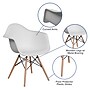 Flash Furniture Plastic/Poly Accent Chair, White (FH132DPPWH)~#|#~sp155529057_sc7
