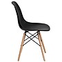 Flash Furniture Plastic/Poly Accent Chair, Black (FH130DPPBK)~#|#~sp155529093_sc7