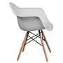 Flash Furniture Plastic/Poly Accent Chair, White (FH132DPPWH)~#|#~sp155529173_sc7