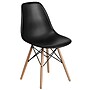 Flash Furniture Plastic/Poly Accent Chair, Black (FH130DPPBK)~#|#~sp155529212_sc7